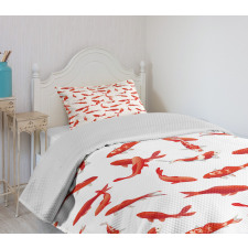 Koi Shoal Marine Bedspread Set