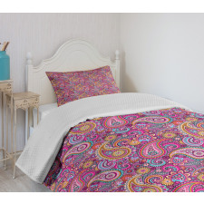 Flowers and Sun Bedspread Set