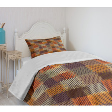 Digital Grunge Design Bedspread Set