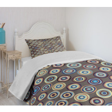 Abstract Big Dots Bedspread Set