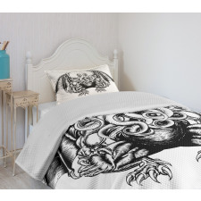 Cosmic Evil Monster Bedspread Set