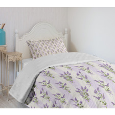 Stripes and Flowers Bedspread Set
