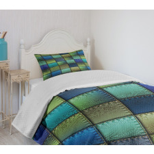 Modern Geometric Bohem Bedspread Set