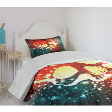 Computer Art Display Bedspread Set