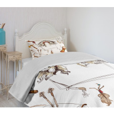 Chef Old Feather Bedspread Set