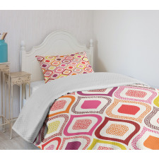 Dots with Doodle Bedspread Set