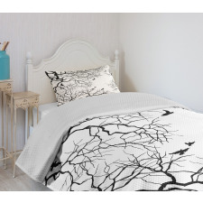 Twiggy Tree Branches Bedspread Set