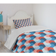 Mosaic Geometric Art Bedspread Set