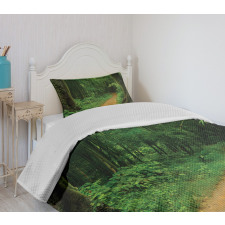 Nature Call Park Design Bedspread Set