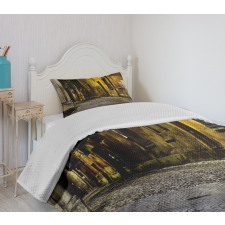 Dark City Old Avenues Bedspread Set