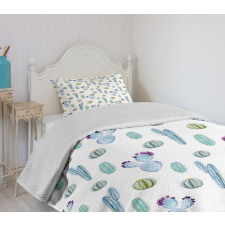 Botanic Desert Flowers Bedspread Set