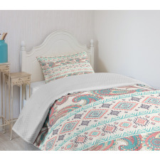 Floral Paisley and Aztec Bedspread Set