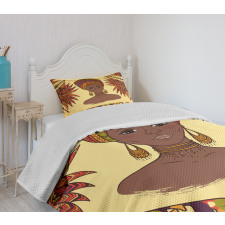 Turban Palms Cultural Bedspread Set