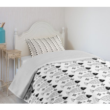 Ocean Sea Life Bedspread Set