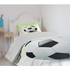 Football Soccer Ball Bedspread Set