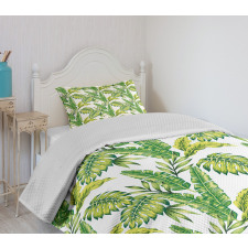 Bamboo Palms Foliage Bedspread Set