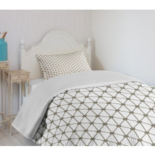 Geometric Diamond Shapes Bedspread Set