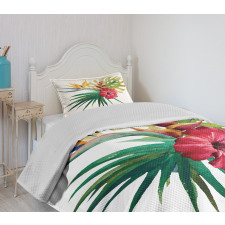 Wild Tropical Orchid Bedspread Set