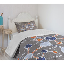 Formula Science Graphic Bedspread Set