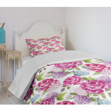 Watercolor Lavenders Bedspread Set