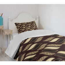 Cheetah Skin Pattern Safari Bedspread Set