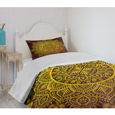 Oriental Snowflake Art Bedspread Set