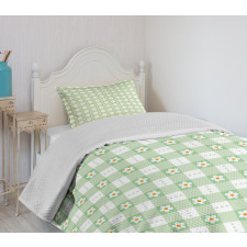 Daisy Flower Petals Bedspread Set