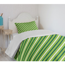 Irish Striped Pattern Bedspread Set