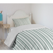 Thin and Bold Stipes Bedspread Set