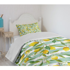 Blooming Lemon Tree Bedspread Set