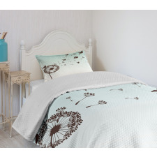 Dandelion Doves Bloom Bedspread Set