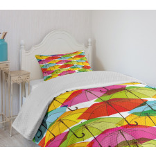 Vivid Umbrella Bedspread Set