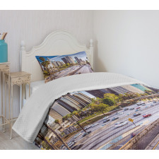 Downtown Los Angeles USA Bedspread Set