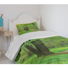 Summer Trees Tranquil Bedspread Set