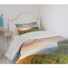 Sunrise Mottled Clouds Bedspread Set