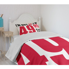 Hilarious Phrase Bedspread Set