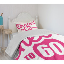 Happy Birthday Cheers Bedspread Set