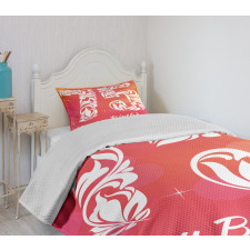 75 Swirls Bedspread Set