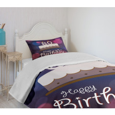 Abstract Cake Bedspread Set