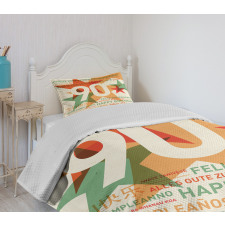 Old Age Celebrations Bedspread Set