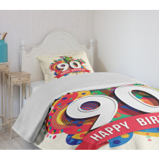 Funky Pop Birthday Bedspread Set