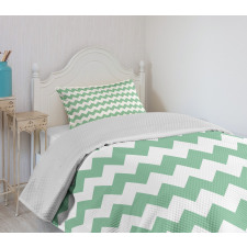 Zigzag Twisty Modern Bedspread Set