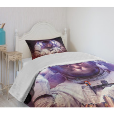 Nebula Galaxy Cosmos Bedspread Set