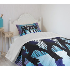 Dancing Night Club Bedspread Set