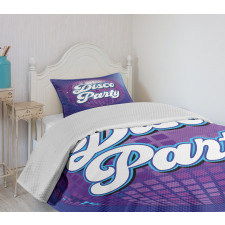 Retro Letter Disco Ball Bedspread Set