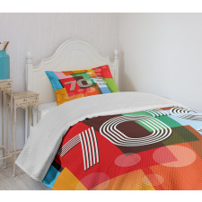 Retro Art Seventies Bedspread Set