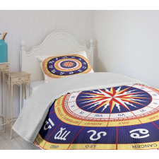 Zodiac Cancer Virgo Bedspread Set