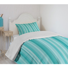 Ocean Inspired Blue Lines Bedspread Set