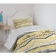 Zig Zag Lines Bedspread Set