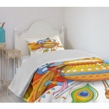 Cultural Bedspread Set